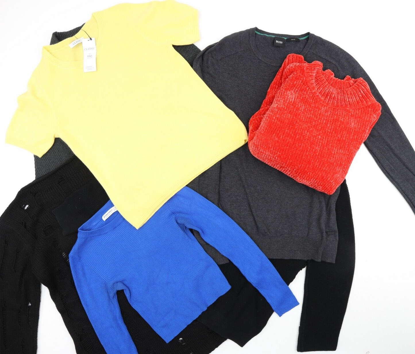 Wholesale Pack High Street Clothing Bank Mixed Jumpers 20 Pack