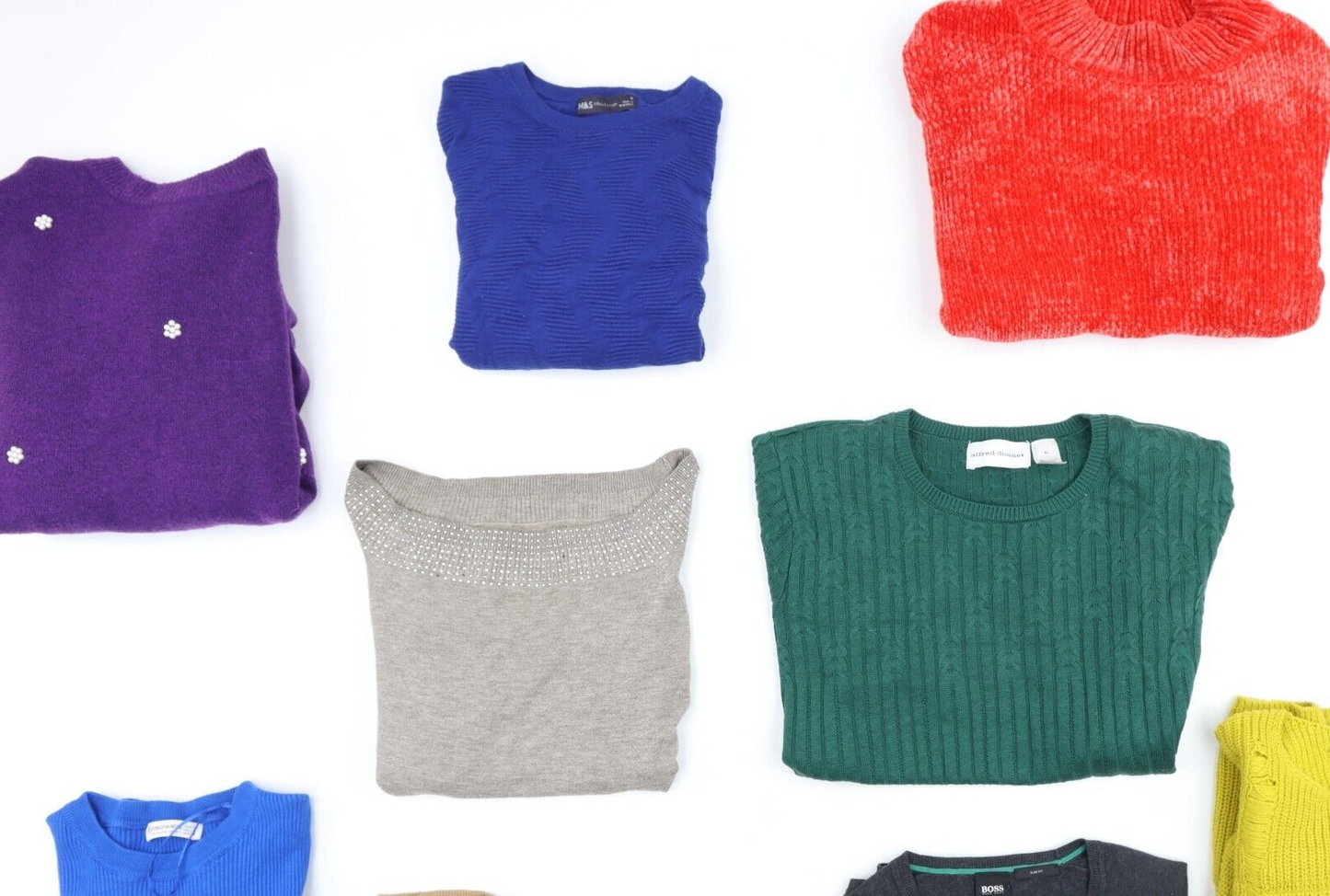 Wholesale Pack High Street Clothing Bank Mixed Jumpers 20 Pack