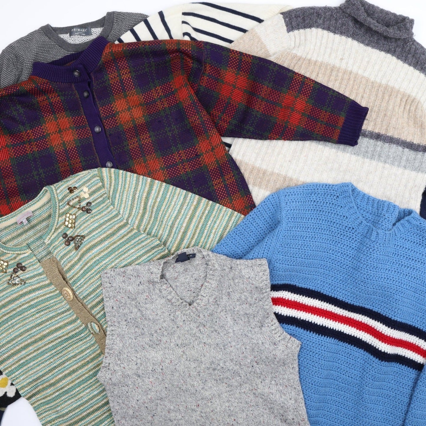 Cardiff Flea Market Mixed Classic & Modern Jumpers 20 Pack